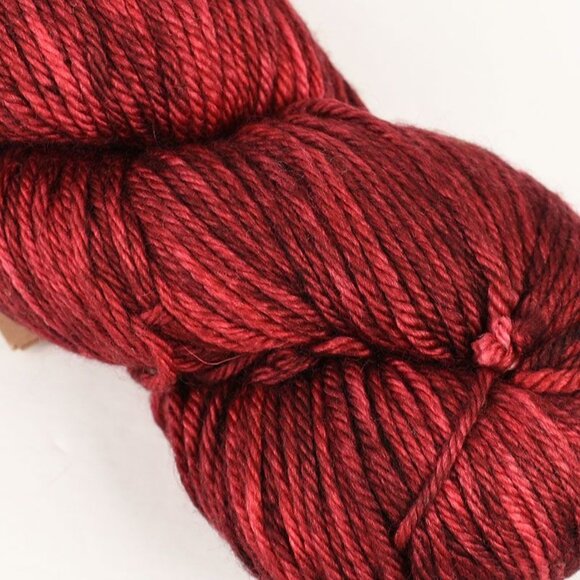 MadelineTosh Pashmina Worsted Yarn Merino Wool Cashmere Blend 210 Yds Tart Red - Picture 2 of 3